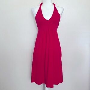 Victoria’s Secret red halter top athletic dress
